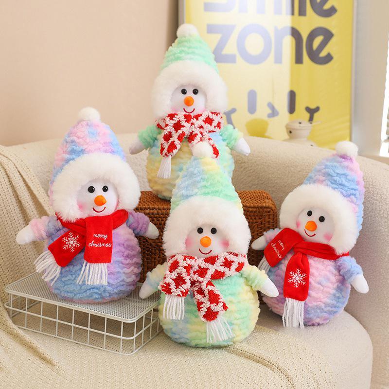 Christmas Snowman Plush Doll Ornament