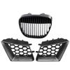For Seat Ibiza Cordoba Type 6L 02-09 Car Front Bumper Grille Racing Grills Honeycomb Mesh Replacement Auto Interior Accessories
