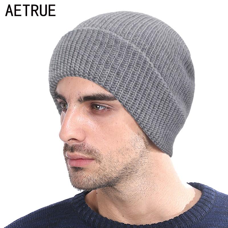 Buy Aetrue Winter Knitted Hat Men Skullies Beanies Winter Hats For Men