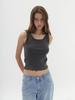 Heatherment Regular Sleeveless (Charcoal)