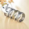 Men Ring Stainless Steel Plated Hand Jewelry Casual Party Holiday Dressing Clothing Decoration Circle Gift Craft