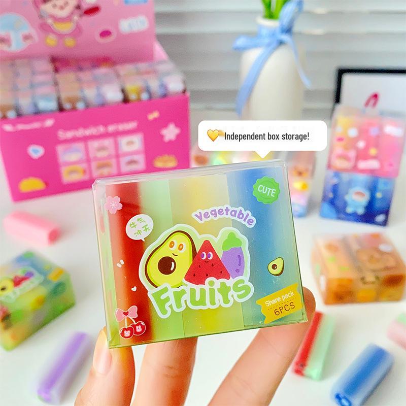 Cute Cartoon Jelly Eraser - No Trace, Low Debris, High Value, Lovely Gift
