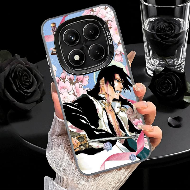 Bleach Kuchiki Byakuya Shockproof Phone Case for Xiaomi Redmi Note 15 14 13 12 Pro Plus 11 11S 11T 5G Cover Anti Fall Fundas