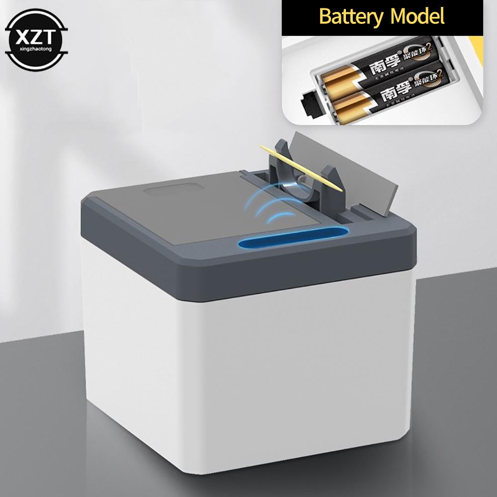 Smart Automatic Toothpick Storage Box Kitchen Restaurant Toothpick Holder Intelligent Sensor Electric Toothpicks Dispenser