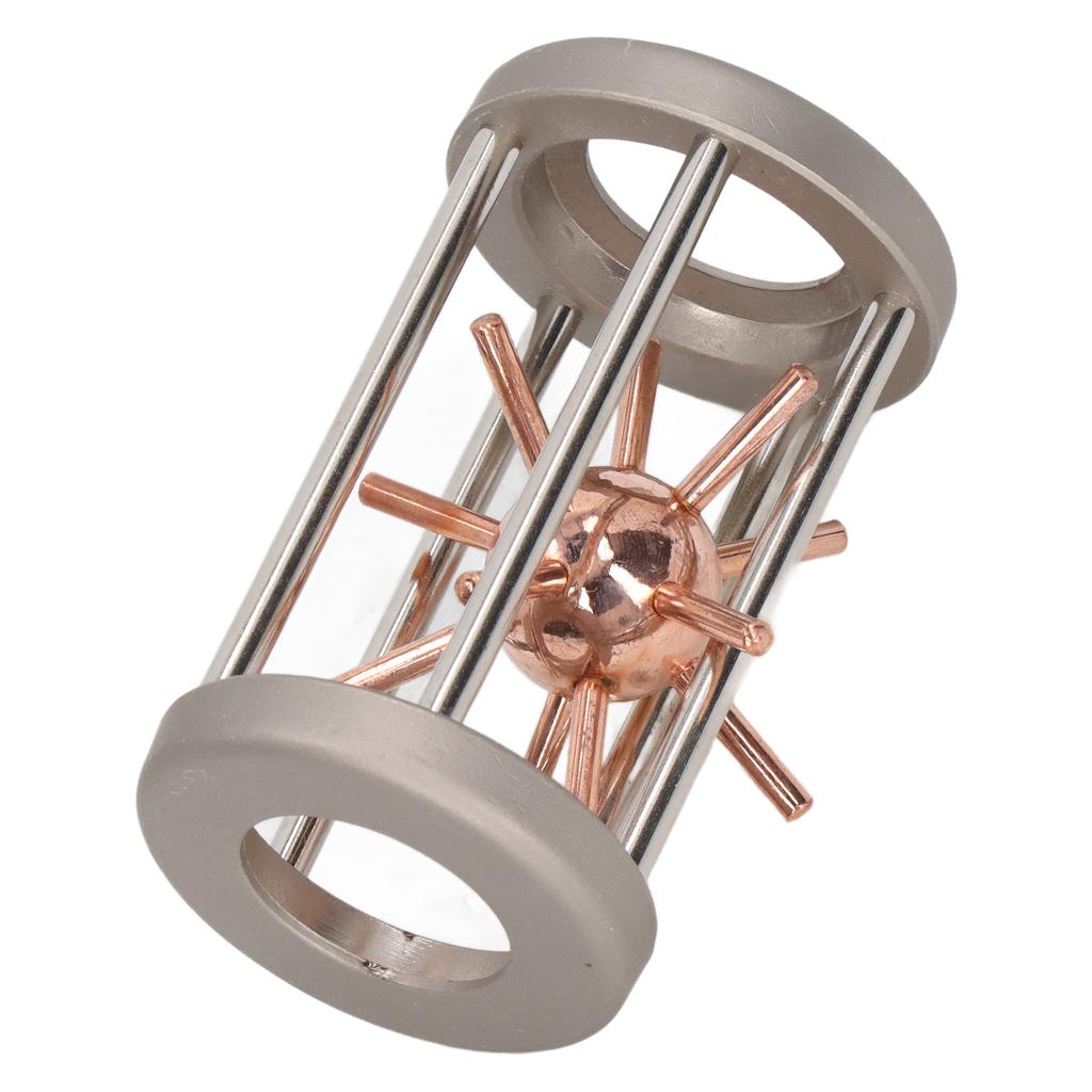 Trapped Spiked Ball Puzzle Adult Portable Zinc Alloy Funny Unlocking Puzzle Toy for Home Office