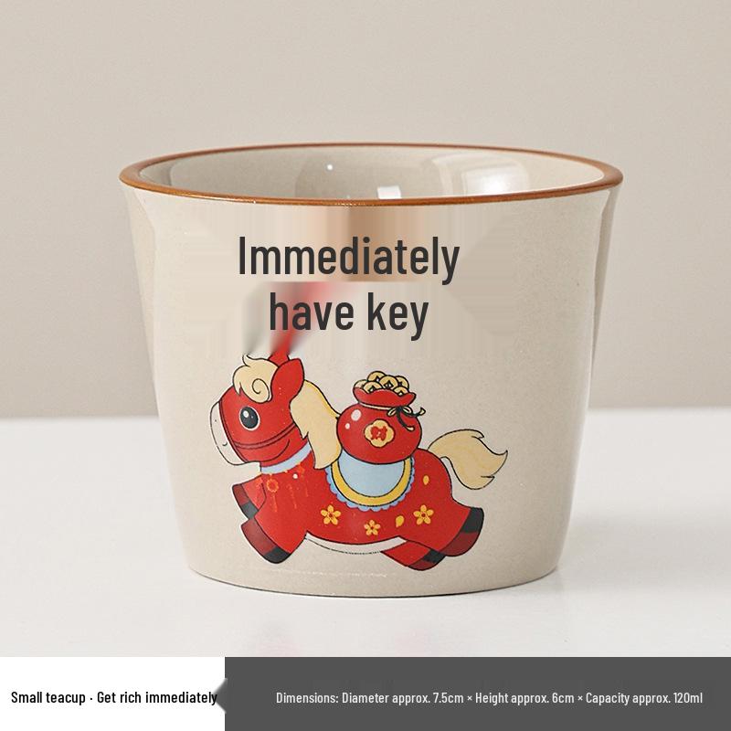 Ru Kiln Ceramic Insulated Teapot Set: Mute Thermos Pot with Teacup and Lid, Large Capacity, Chinese Style Office Cup.