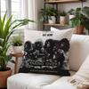O-Overkills Rock Band Pillow Case Plush Fabric Soft Pillowcase Double Sided Print Cushion Cover Household Gifts