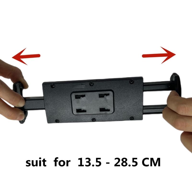 Tablet Wall Mount Bracket Black Adjustable for 5.31-11.22inch Tablet and Smartphones Home Classroom Extension Bracket