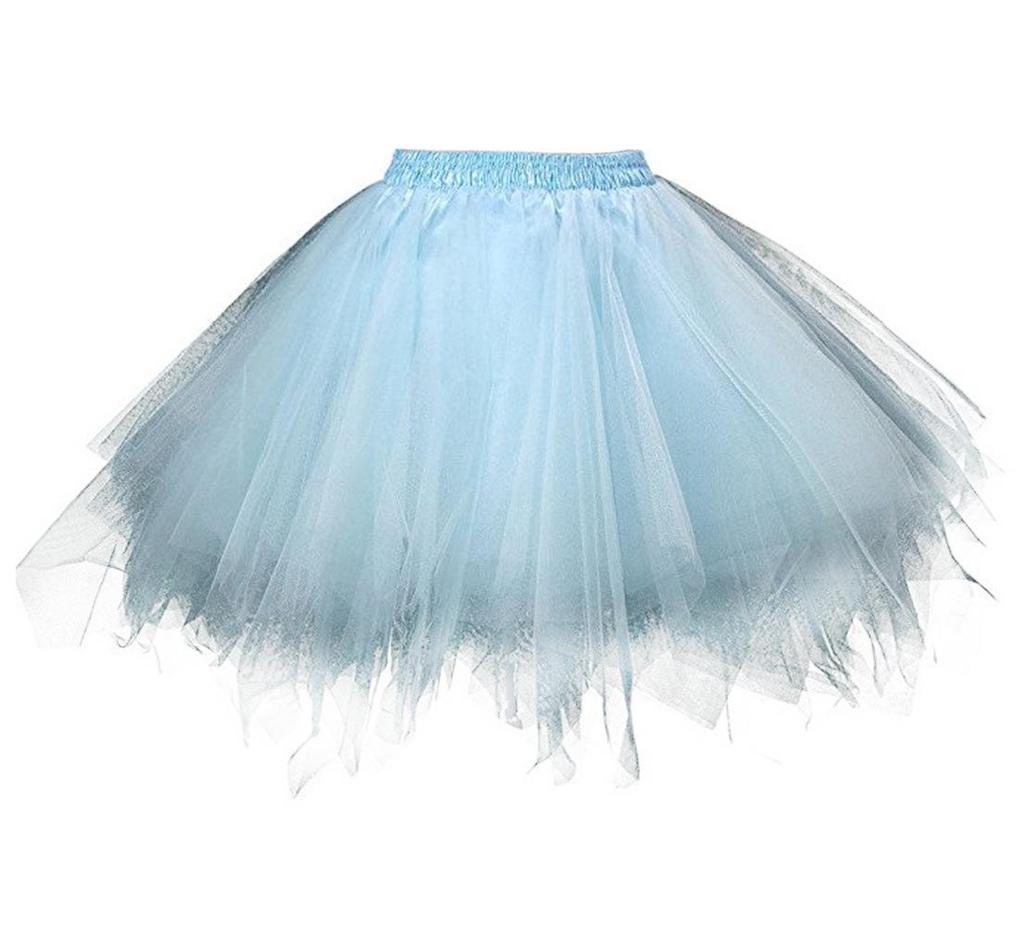 Mesh Princess Tutu Skirt for Kids - Puffy Ballet Dance Costume Skirt