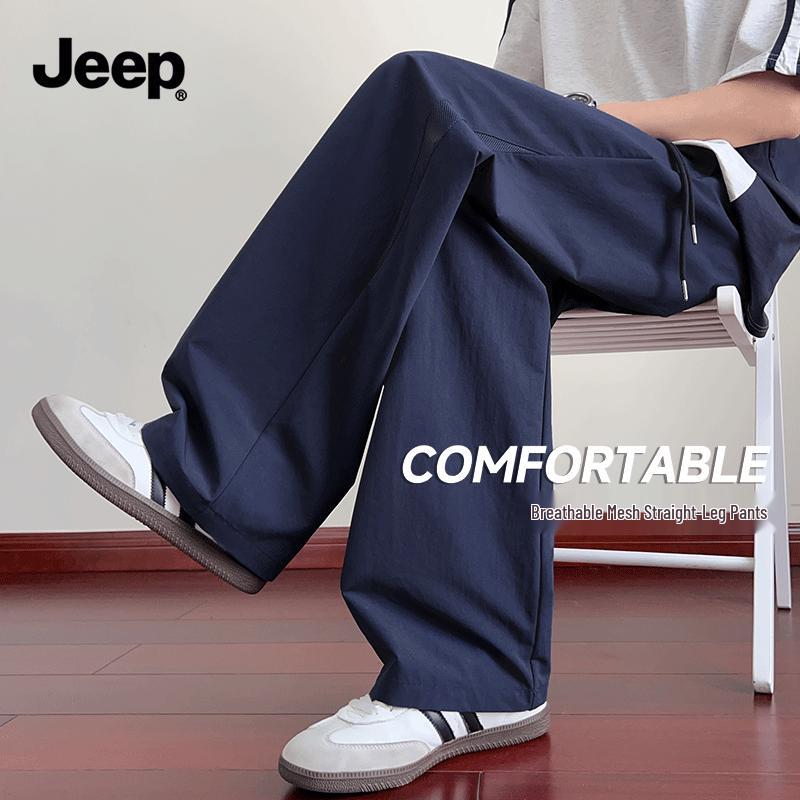 JEEP Men s Ice Silk Relaxed Fit Casual Pants 4XL