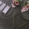 Smooth Metal Headbands Women Hair DIY Craft Blank Thin Steel Wire Frame Hairband