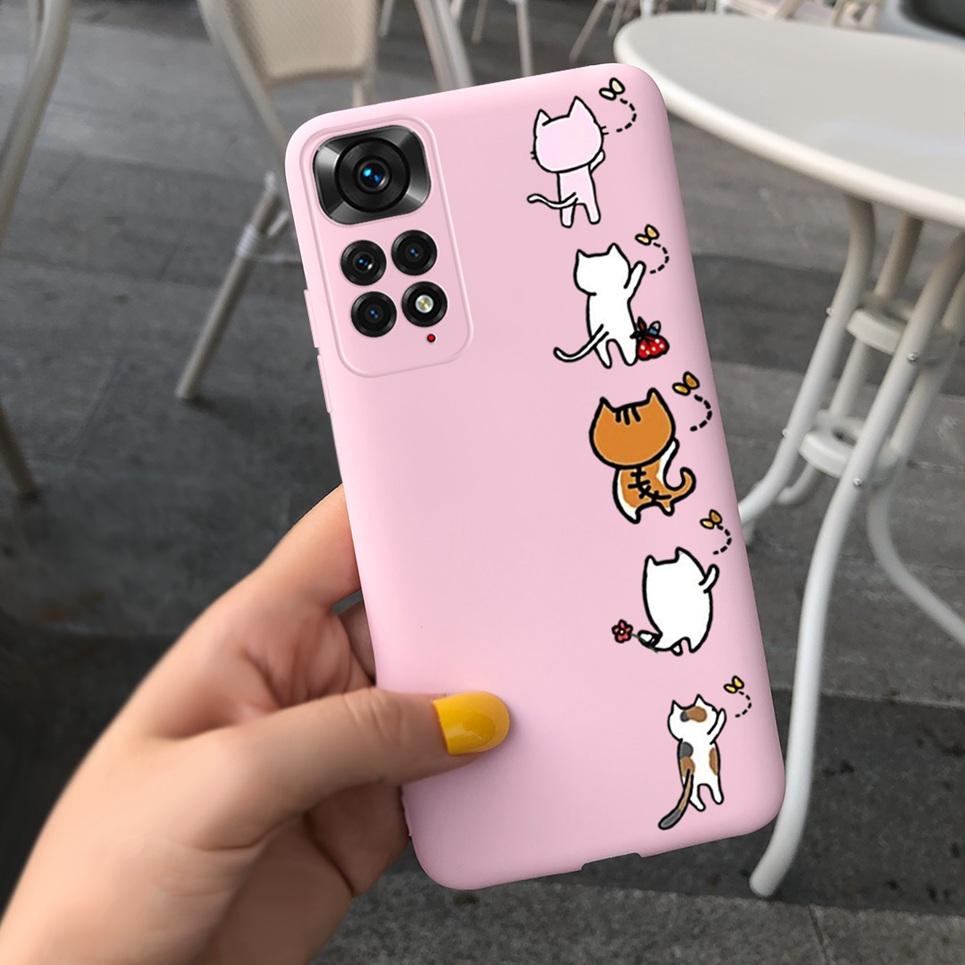 Für Xiaomi Redmi Note 11 Pro Plus 5G Hülle Cover Redmi Note 11S 5G Rückseite Stoßstange TPU Weiche Hülle Redmi Note 11 Pro Mi 11i 5G Fundas