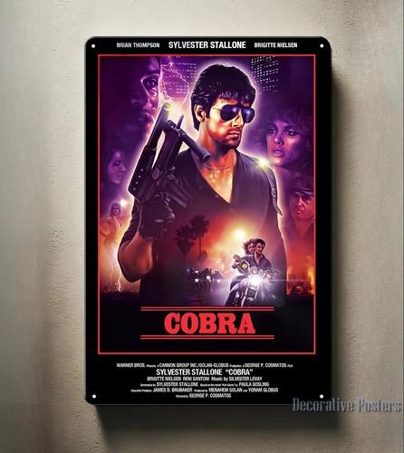 Cobra Movie Metal Poster - Collectable Tin Sign 20x30cm 20X30CM