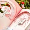 Color Pages Exquisite Diary Notebook Rose Style Romantic Diary Planner Retro Rose Notebook  School