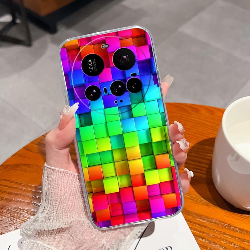 For Xiaomi Mi 12 10 11 15 Ultra 15T Phone Case Cute Ragdoll Bear Patterns Transparent Slim TPU Anti Slip Protective Soft Back Cover For Xiaomi Housing