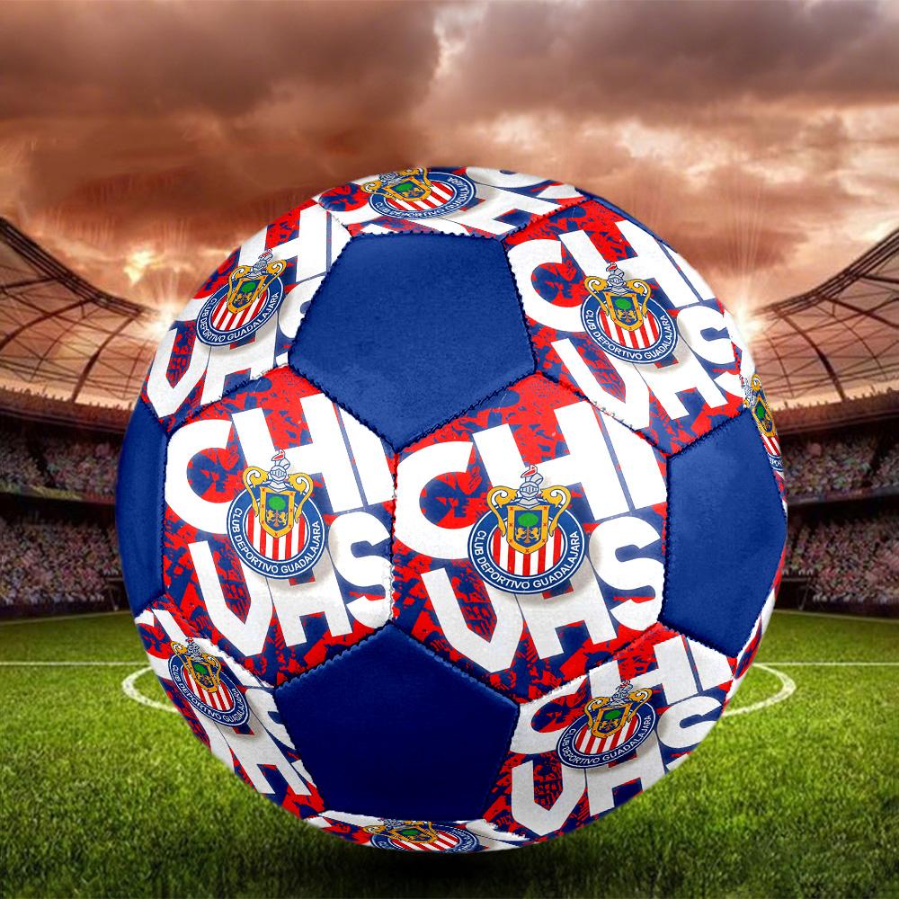Chivas Fondo De Pantalla Indoor Soccer Ball Colorful All Ages Size 5 Machine Stitched PVC Competition Ready Durable High-Bounce