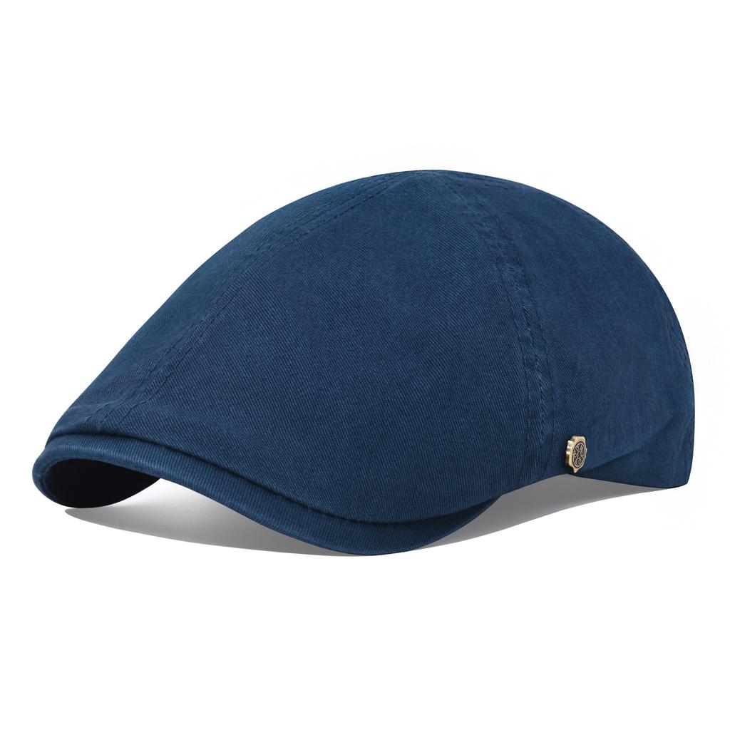 VOBOOM 100% Man's Beret Cotton Gatsby Hat Ivy Cap Irish Hunting Newsboy Cap Flat Cap Cabbie Hats Driving Golf Caps
