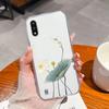 For Samsung Galaxy A01 M01 Core Case Gradient Flowers Soft TPU Silicone Phone Cases For Samsung A 01 M 01 Protective Back Cover