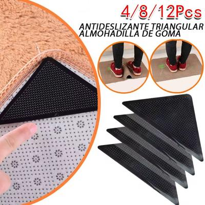 Durable Triangular Anti-Slip Carpet Sticker Anti-Curling Washable Floor Mat Tape Rug Tape for Tile Floors