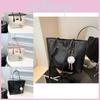 Trendy Medium-sized Pu Tote Bag For College Students With Comfortable Shoulder Strap