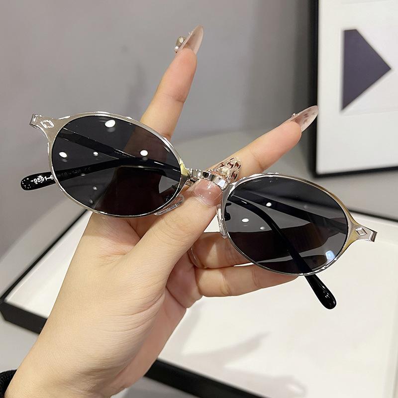 JYL Sunglasses Minimalist Style Uv Protection Face Slimming Round Face YH9591 A-15552 шифер серый