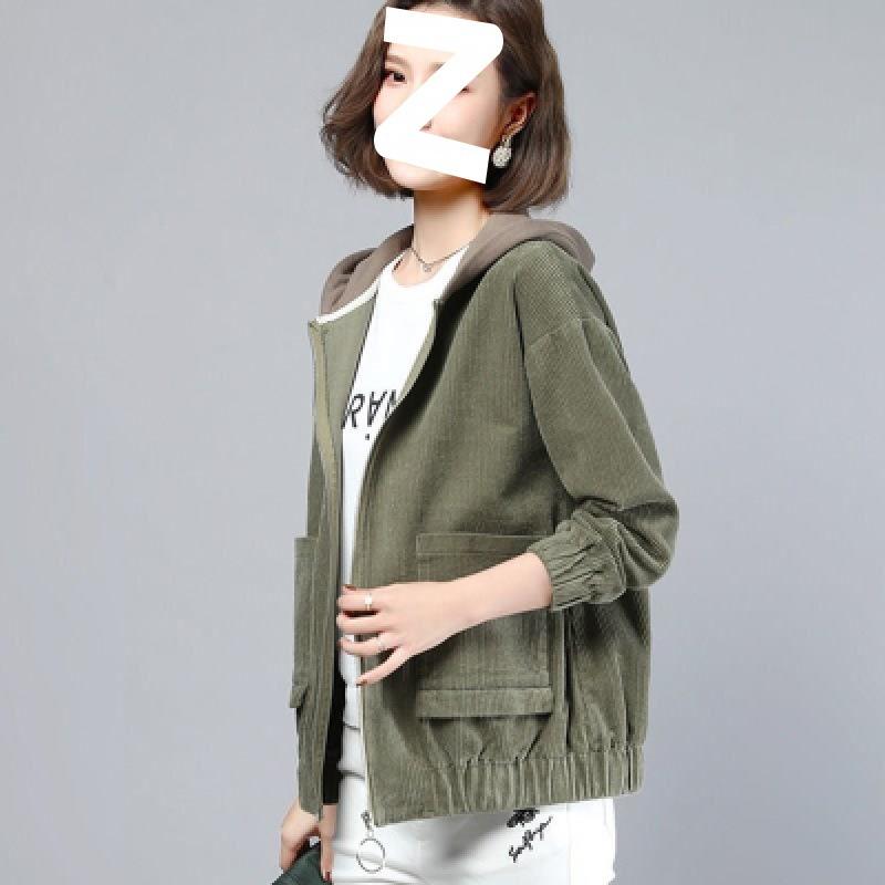 Damen Cordjacke für Frühling und Herbst