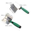 Professional 2pcs Putty Scraper Plastering Scraper Set Steel Drywall Tool for Paint Scraping & Household Improvement