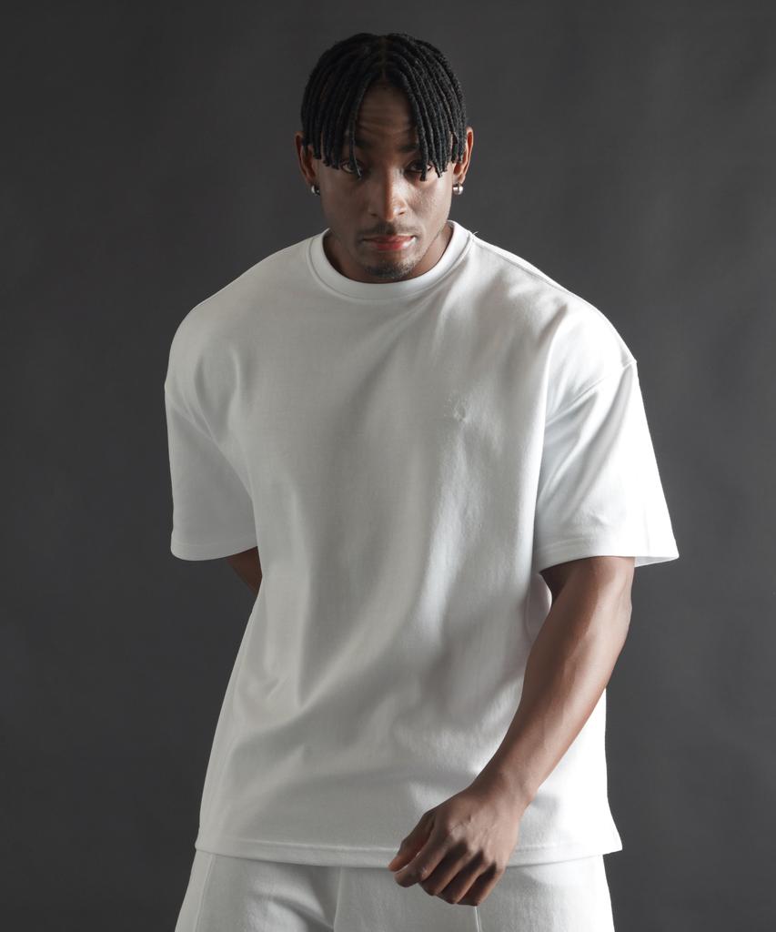 PHERMENON [Set] Essential Oversized Short Sleeve + Essential Oversized Bermuda Shorts