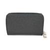Used 12564 Zippy Coin Purse M30511 7943 New LV Logo Embossed Black Zip Around Taiga Noir Men's from Japan AUTHENTIC
