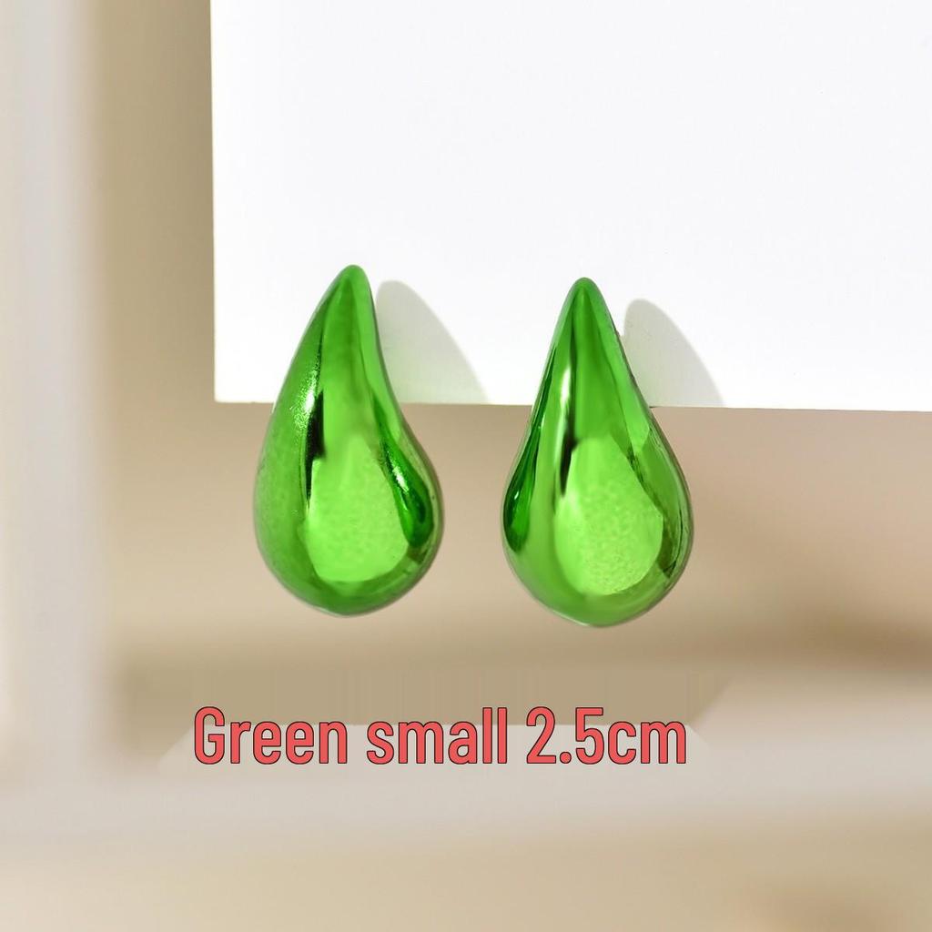 Plump Water Drop Acrylic Dangle Earrings - Simple & Fashionable Jewelry for Women