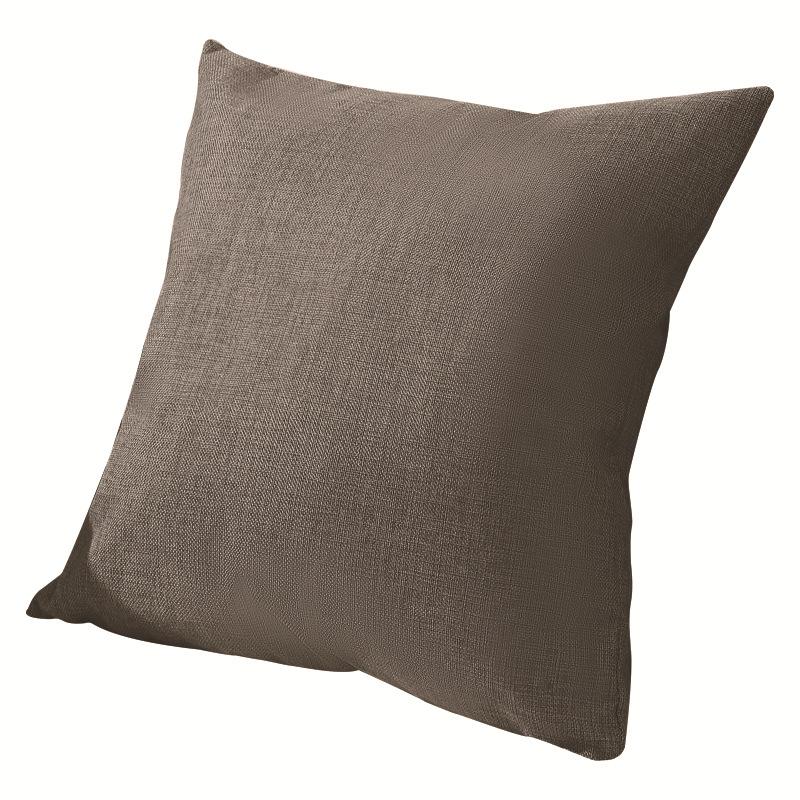Nordic Ins Style Linen Pillow Living Room Sofa Bedside Solid Color Home Removable and Washable Cushion