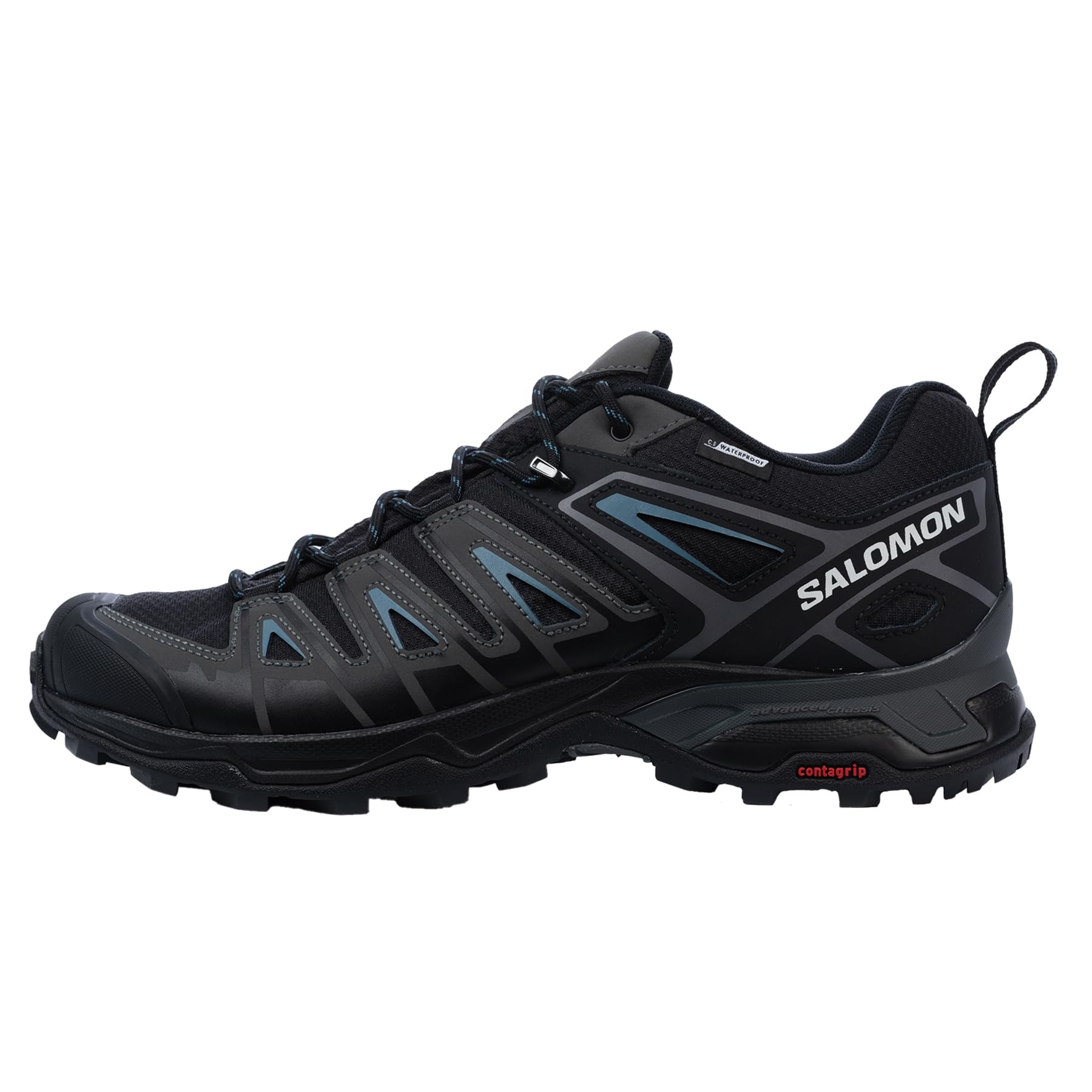

Salomon X Ultra Pioneer CSWP Ultra Pioneer Size cm (X Waterproof) Hiking/Trekking Shoes, L41670800, Black/Magnet/Bluesteel, 28.5