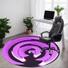1pc Spiral Art Chair Carpet for Office - Durable, Ideal for Chair Mats, Stylish & Functional Decorative Rug yy260130045