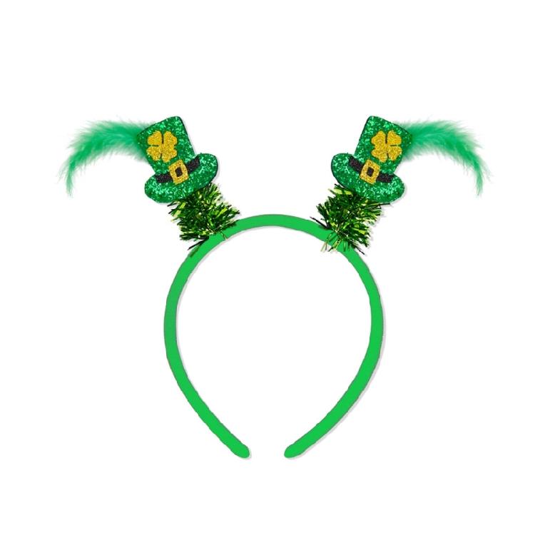 Irish Shamrock Headband Multiple Type Saint Patricks Day Headband for Adult
