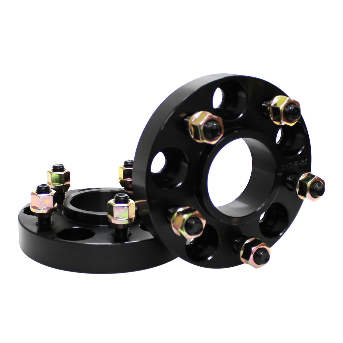 

Durax Wide Tread Spacer, 25mm Spacer with Hub Ring and Bolt Set, PCD114.3, 5H, Hub Diameter 60.1mm, M12 x P1.5, Set of 2 (Black) HUB6025BK