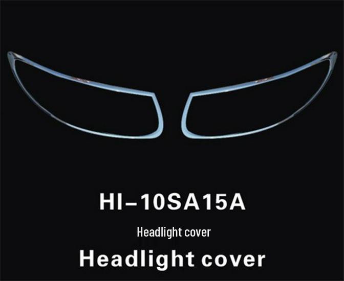 10-12 Hyundai Santa Fe Headlight Frame & Taillight Cover with Fog Lights