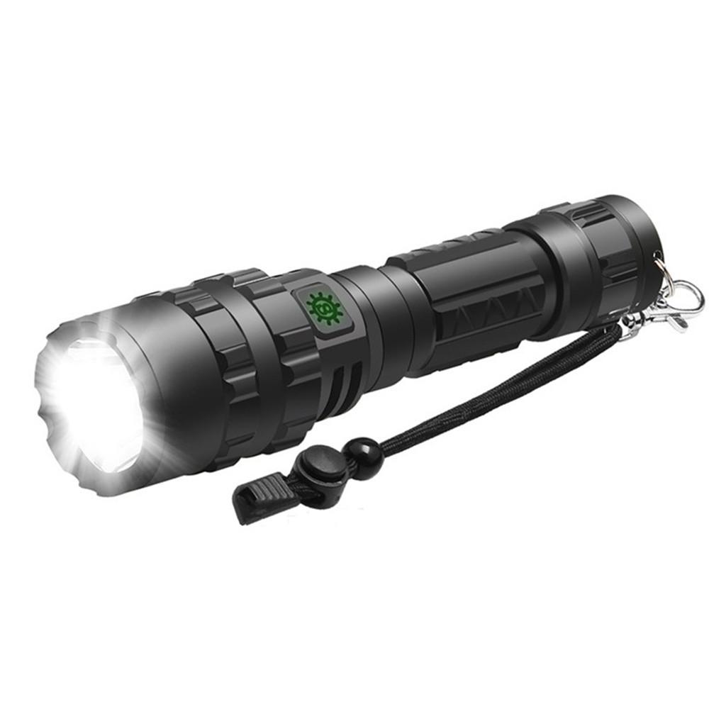 Professional Hunting Tactics Night Reconnaissance LED Flashlight L2 Lamp Beads Waterproof Rechargeable Outdoor Portable Torch