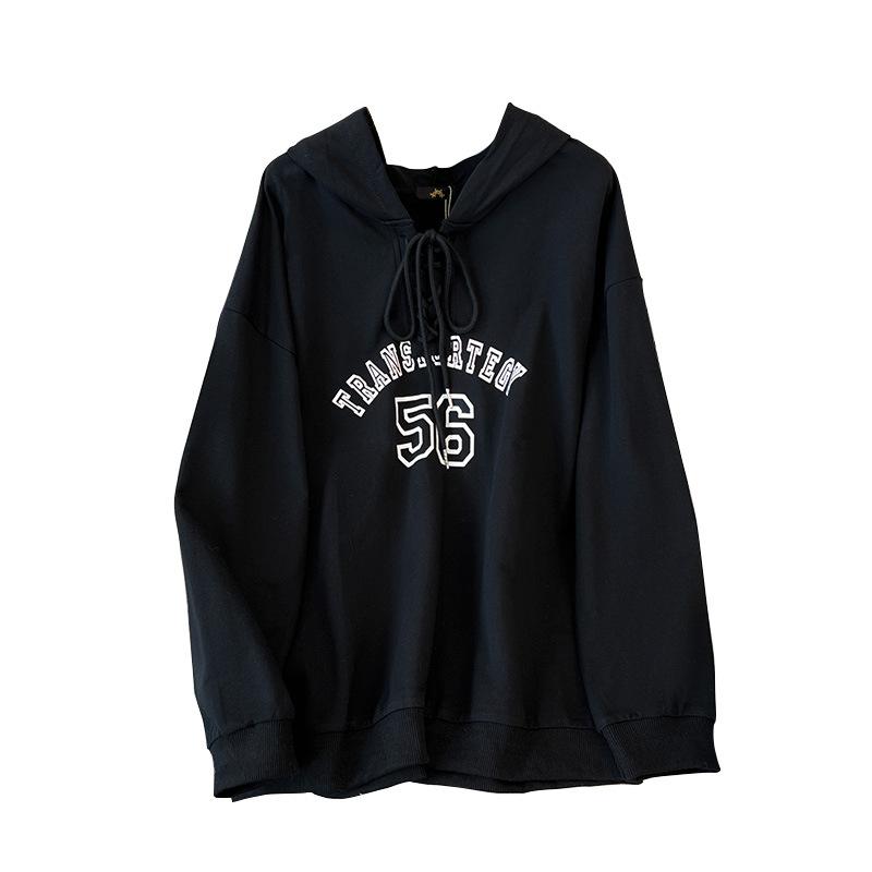 Plus Size Women's Fall Fashion Hooded New Loose Slimming Hoodie