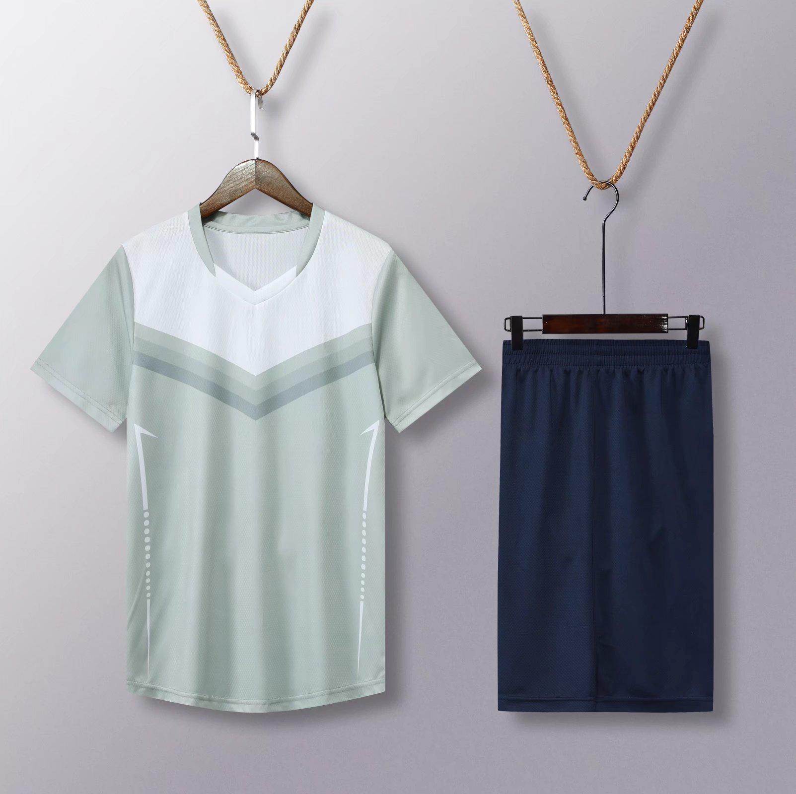 

Комплект быстросохнущей волейбольной командной формы - Мужская и женская соревновательная экипировка с коротким рукавом и напечатанными номерами M