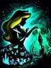 Disney 5D Diamantmalerei Disney Charakter Neon Silhouette Stil Dekoration DIY Voll Diamant Mosaik Einlege Kreuzstich Set Geschenk