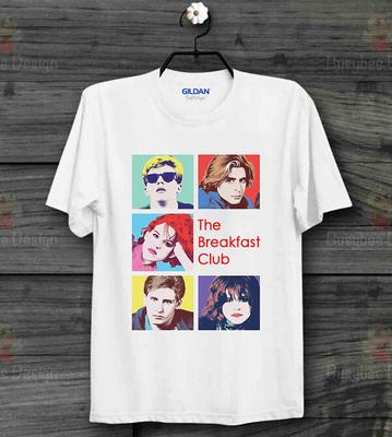 Maglietta The Breakfast Club Uomo Donna Top Regalo Ideale Fresca Vintage Unisex T Shirt Uomo Donna Top