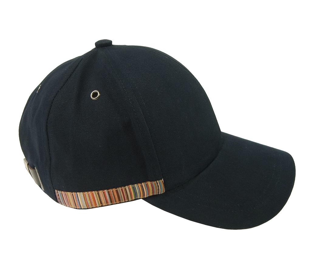 Paul Smith Cap with Trim Signature Men's Baseball/Golf Stripe, Navy, PA-1339 [Used]