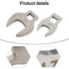 Metric Crowfoot Wrench Set 8Pcs 38In Drive 10 to 19mm for Tight Spaces