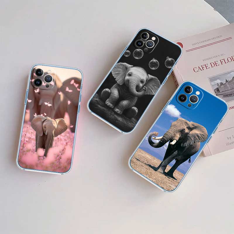 RE5 Animal Elephant Phone Case for Motorola Moto G10 G20 G30 G31 G32 G34 G35 G41 G42 G50 G51 G52 G55 G60 G60S G62 G71 G72 G75