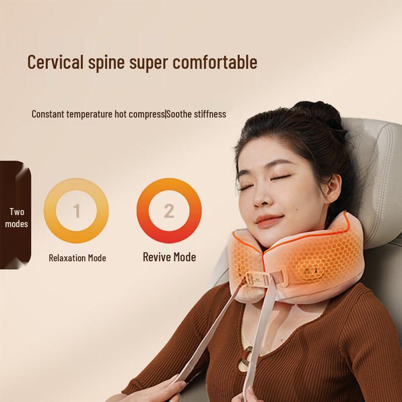 HEZHENG U-shaped Cervical Neck Massager CN plug (adapter included)