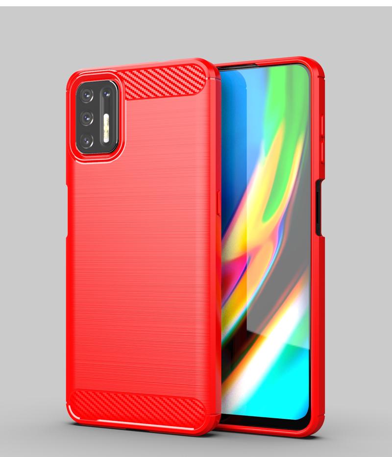 For Motorola Moto G9 Plus Case Silicone Carbon Fiber Cover For Moto G9 Plus E7iPower G72 G14 E30 E20 Case For Moto G9 Plus Case
