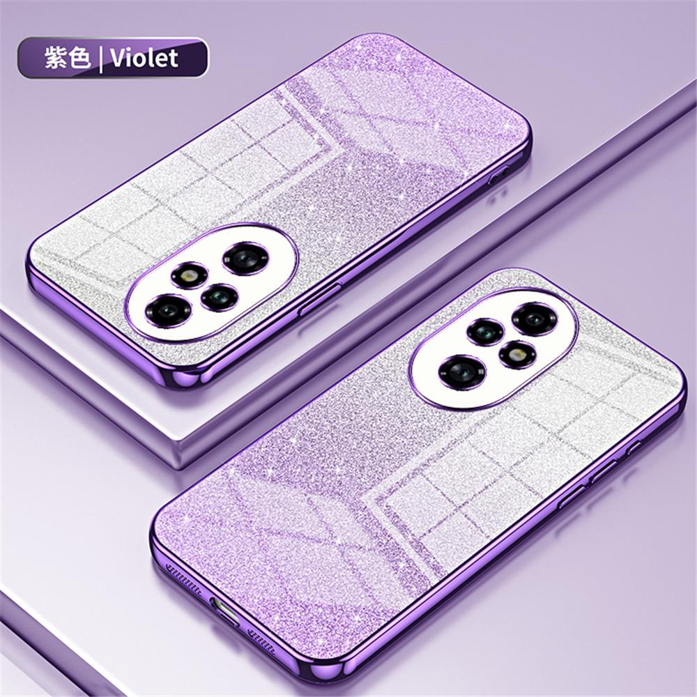 

Прозрачный чехол для телефона с градиентным блестящим покрытием для Honor 200 Pro для Huawei Honor 200 Lite 100 90 80 70 60 50 30 20 Pro For Honor 20 Pro