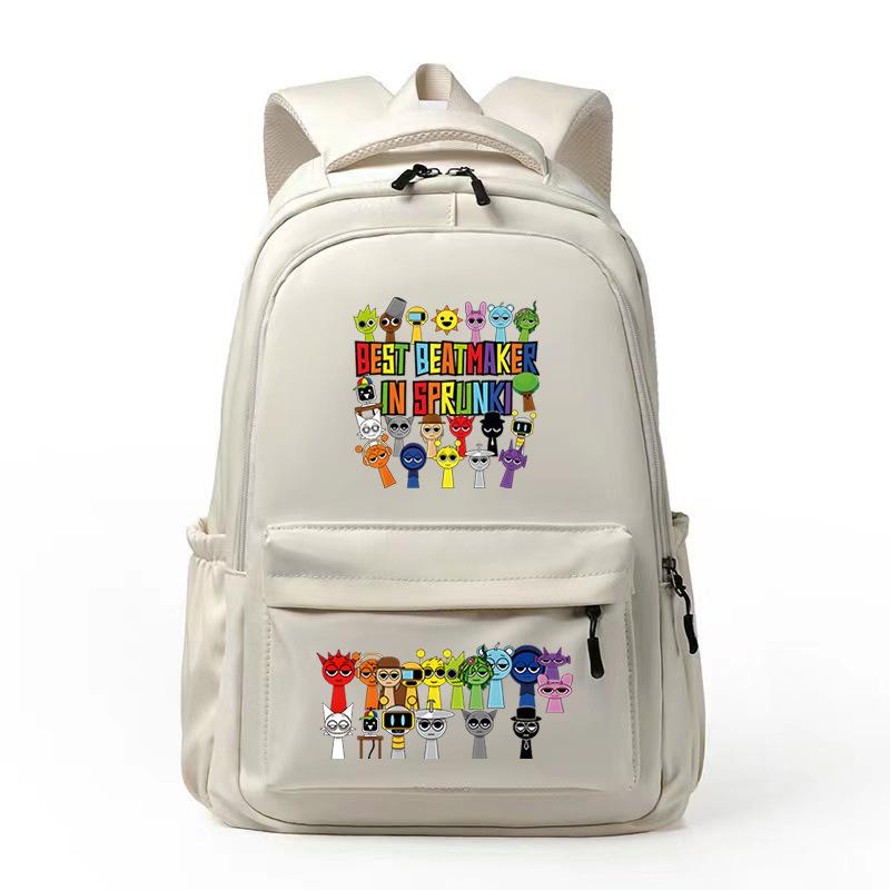 Hot Sale Junior High School High School Students Large Capacity Backpack Cartoon Peripheral School Bag College Style Campus Leisure Backpack