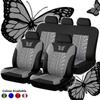 Seat Car Automobile Car Seat Cover Protector Soft Universal 3D Butterfly Pattern for Auto Cars SUV