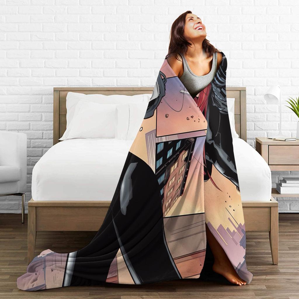 Black Widows Blanket Quality Warm Soft Throw Blanket Winter Child Couch Chair Comfortable Bedspread